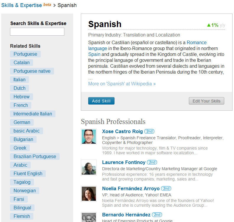 how to find bilingual professionals via boolean search