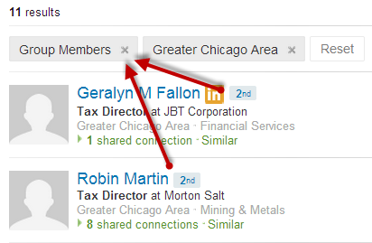 LinkedIn no ability to search group only connections