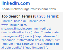 LinkedIn_top_search_terms_july_2009