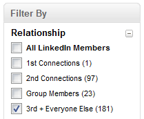 LinkedIn_Filter_By_Relationship