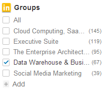 LinkedIn Groups Premium Filter
