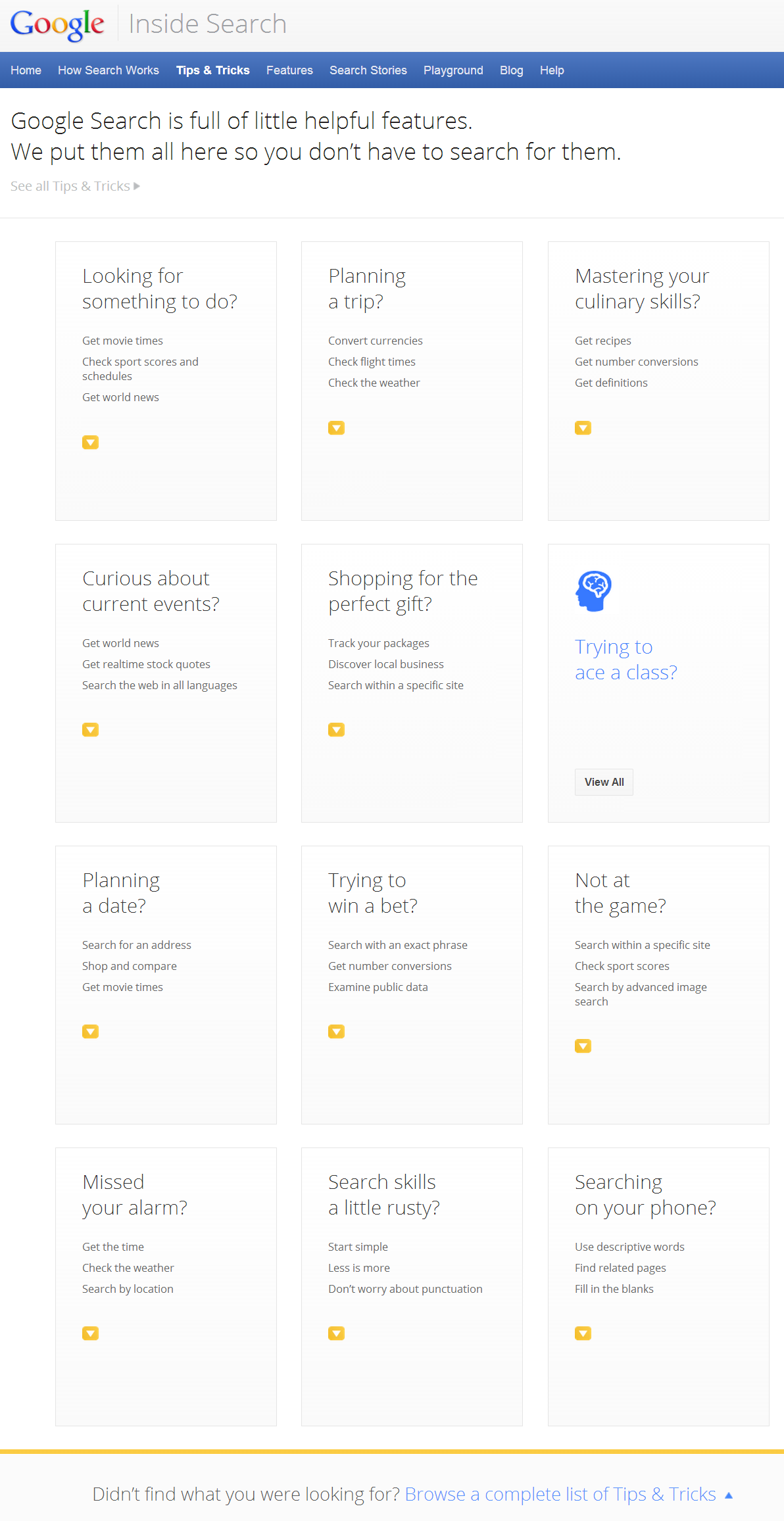 50 Google Search Tips Tricks
