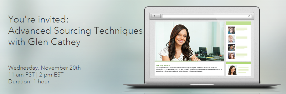 LinkedIn Sourcing Webinar November 2013