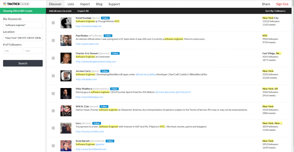 Tactics Cloud Twitter Search 1