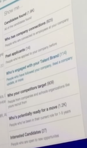 New LinkedIn Recruiter Search Spotlights